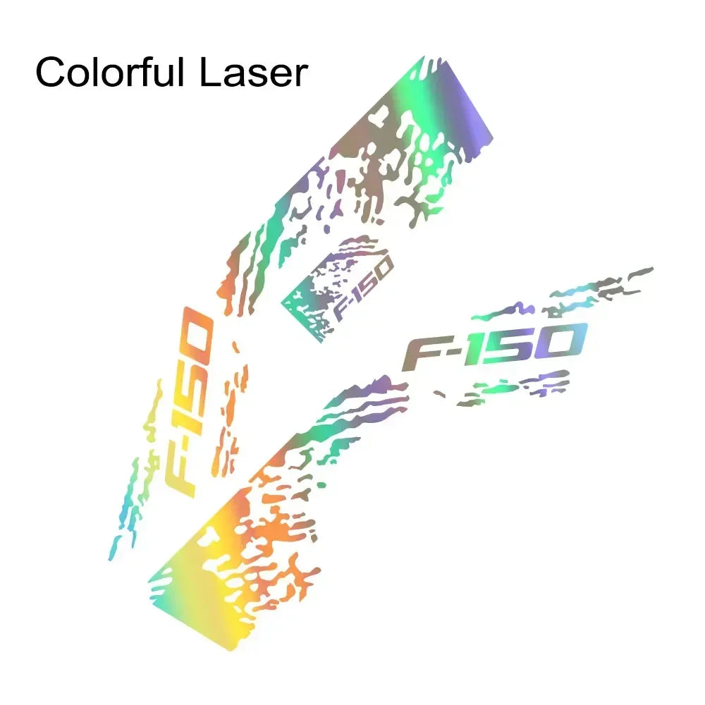 Ford F-150 Raptor Body Side Graphic Kit – Splash Grunge Vinyl Decal Set (3 Pcs) | 12 Finishes