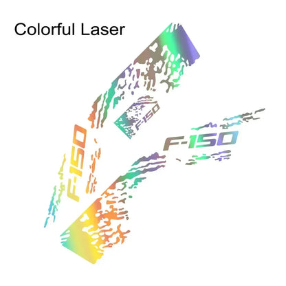 Ford F-150 Raptor Body Side Graphic Kit – Splash Grunge Vinyl Decal Set (3 Pcs) | 12 Finishes