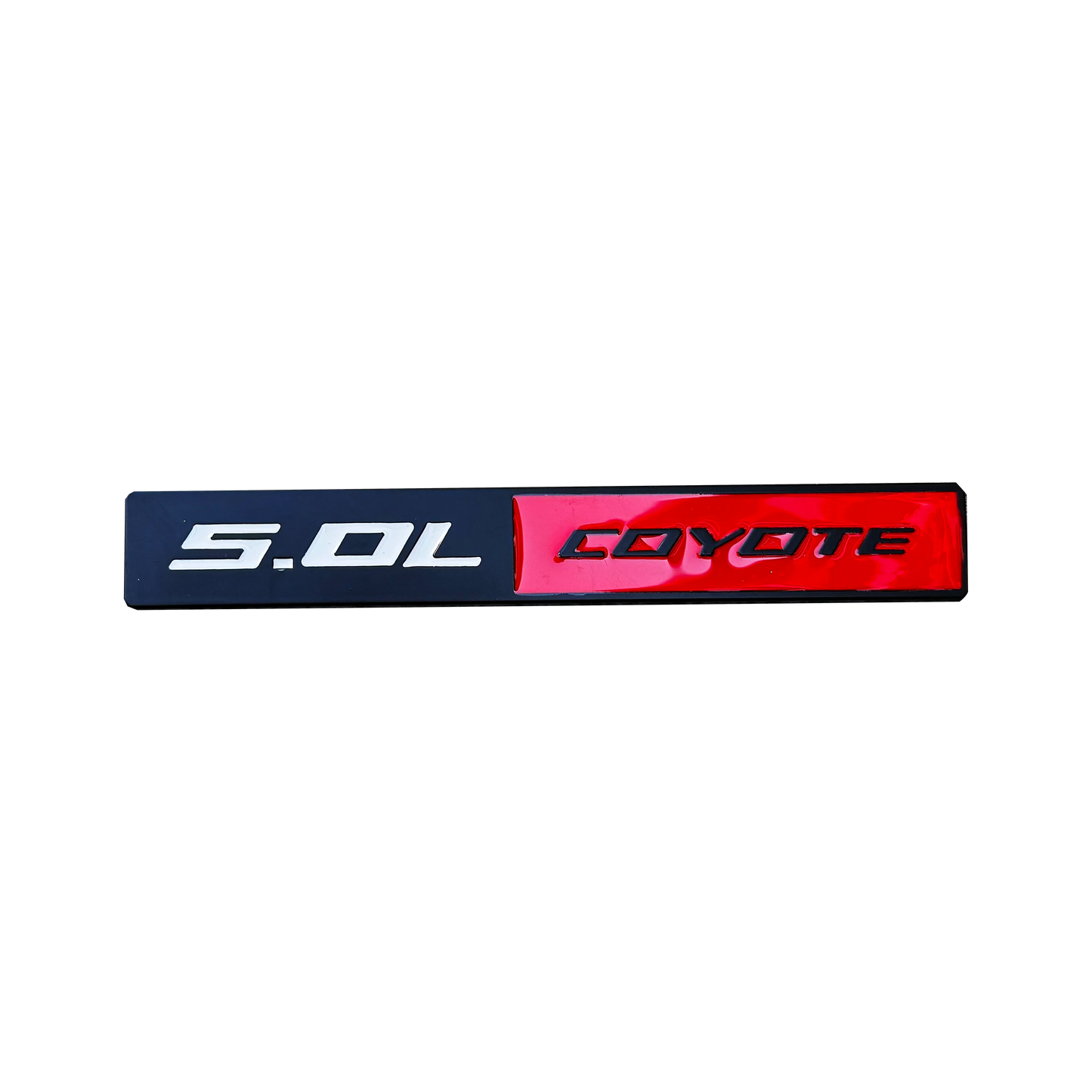 5.0L COYOTE Metal Badge | Trunk & Fender Emblem Sticker for Ford Mustang