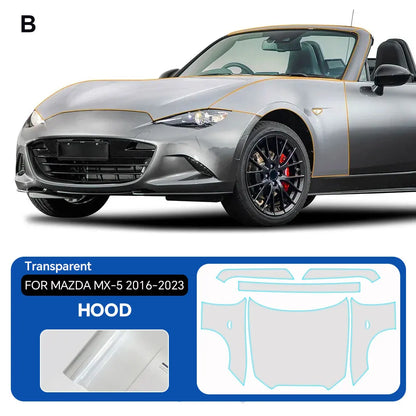 Precut PPF for Mazda MX-5 Miata (2016–2023) | 9-Mil TPU Paint Protection Film Clear Bra