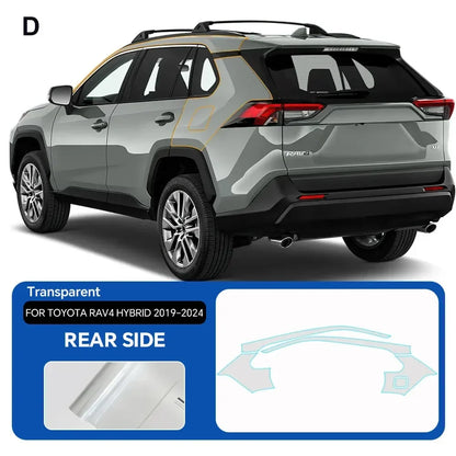 Precut PPF for Toyota RAV4 Hybrid XA50 (2019–2025) | 9-Mil TPU Paint Protection Film