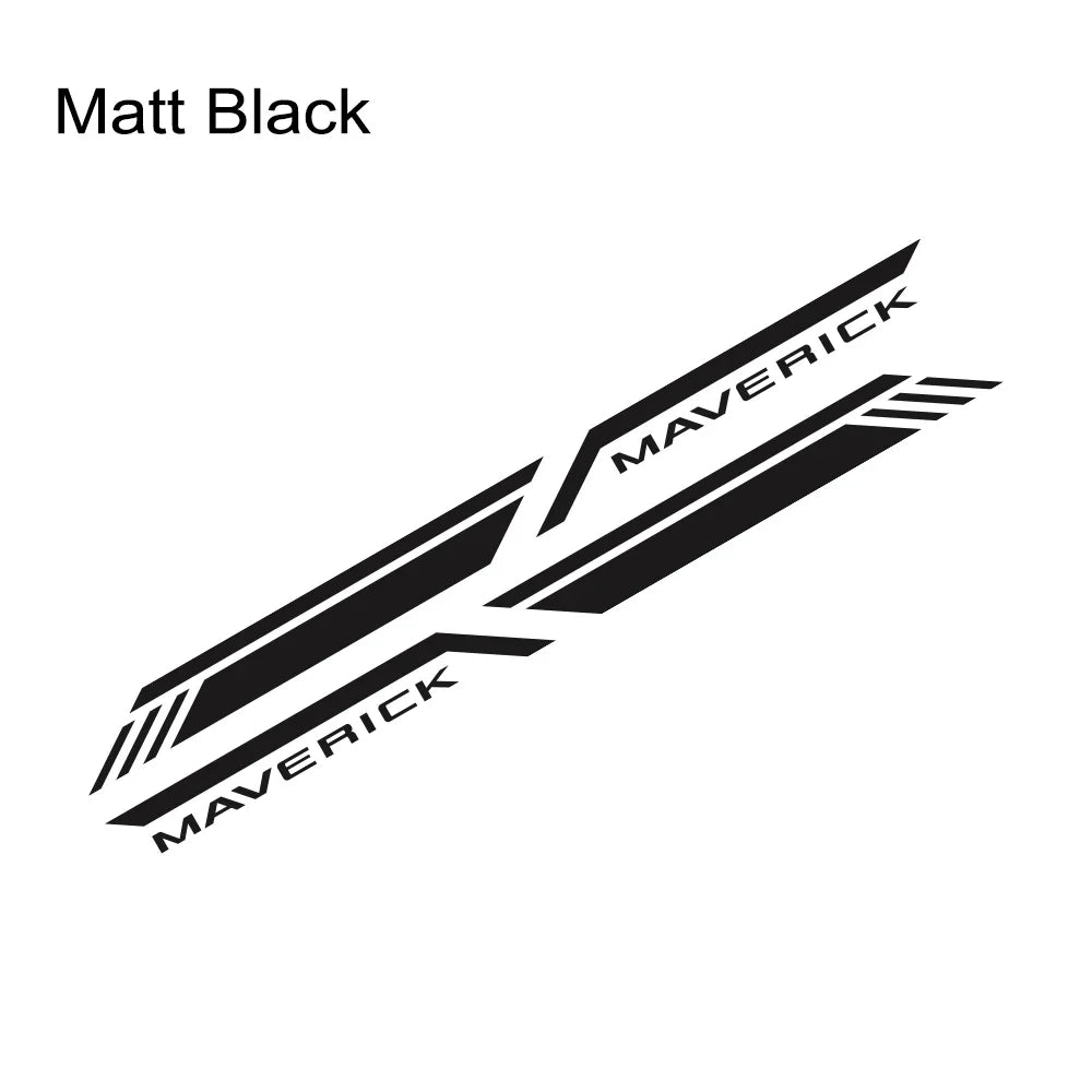 Trunk Side Stripe Decal for Ford Maverick XL / XLT / Lariat | Pickup Bed Vinyl Sticker