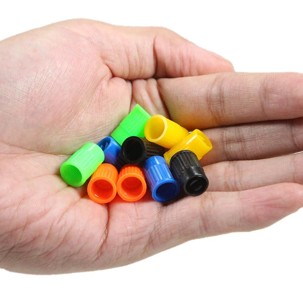 10 Pcs Universal Car Valve Plastic Cap Set | Tire Dust Cover for Car Motorcycle Truck