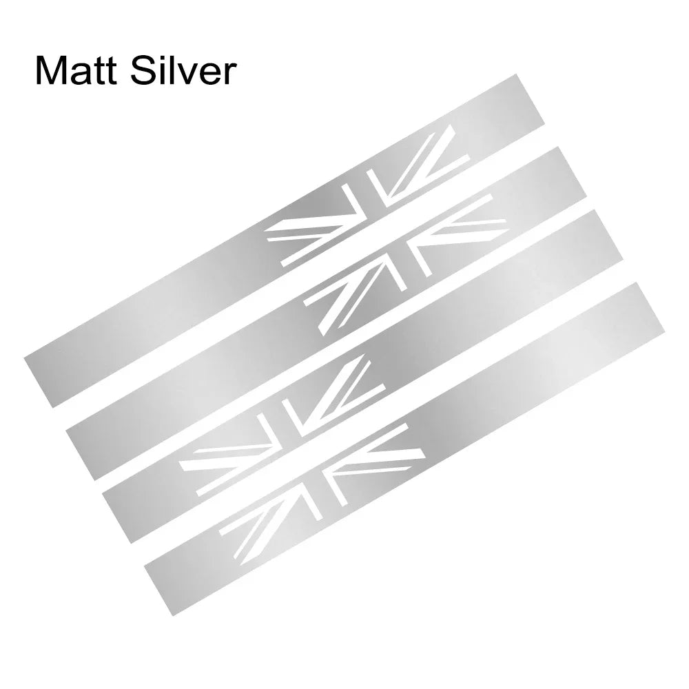 Union Jack Door Side Stripe Decal for Mini Cooper S (R55, R56, F55, F54, F60, R57, R59) | England Flag Vinyl