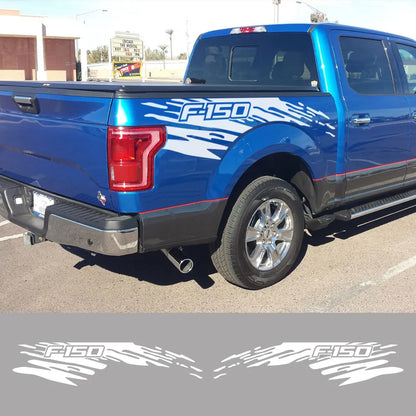 Mudslinger Side Door & Trunk Graphic Decal for Ford F-150 Raptor | Matte Vinyl Truck Sticker