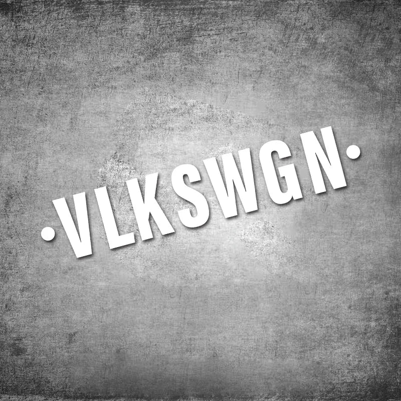 VLKSWGN Front Windshield & Rear Window Decal for VW Golf MK6 / MK7 / R / GTI | Vinyl Sticker