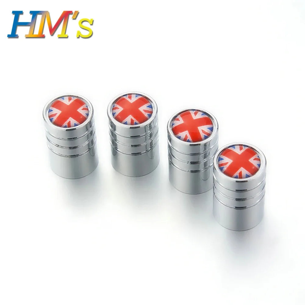 MINI Wheel Valve Caps Set of 4 | For Cooper S One JCW Countryman Clubman All Models