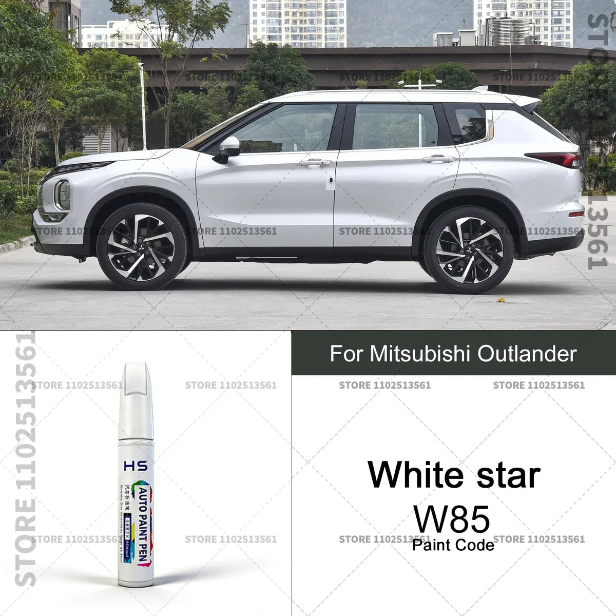 Mitsubishi Outlander Paint Touch Up Pen W17 W85 P26 AB