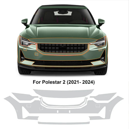 Precut PPF for Polestar 2 (2021–2025) | TPU Paint Protection Film Clear Bra