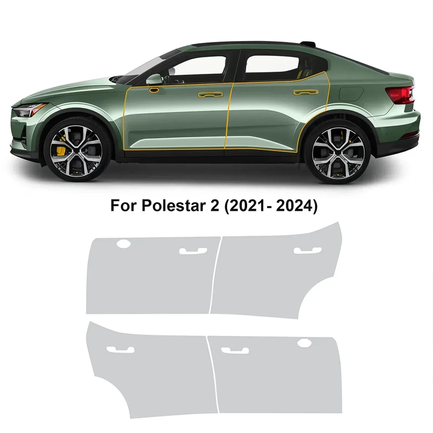 Precut PPF for Polestar 2 (2021–2025) | TPU Paint Protection Film Clear Bra