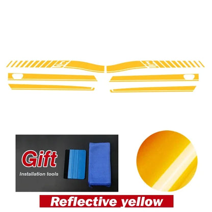Dodge Challenger Body Side Accent Stripe Decal Kit – Door & Waist Line Graphic | 2008–2023 RS | 8 Premium Finishes