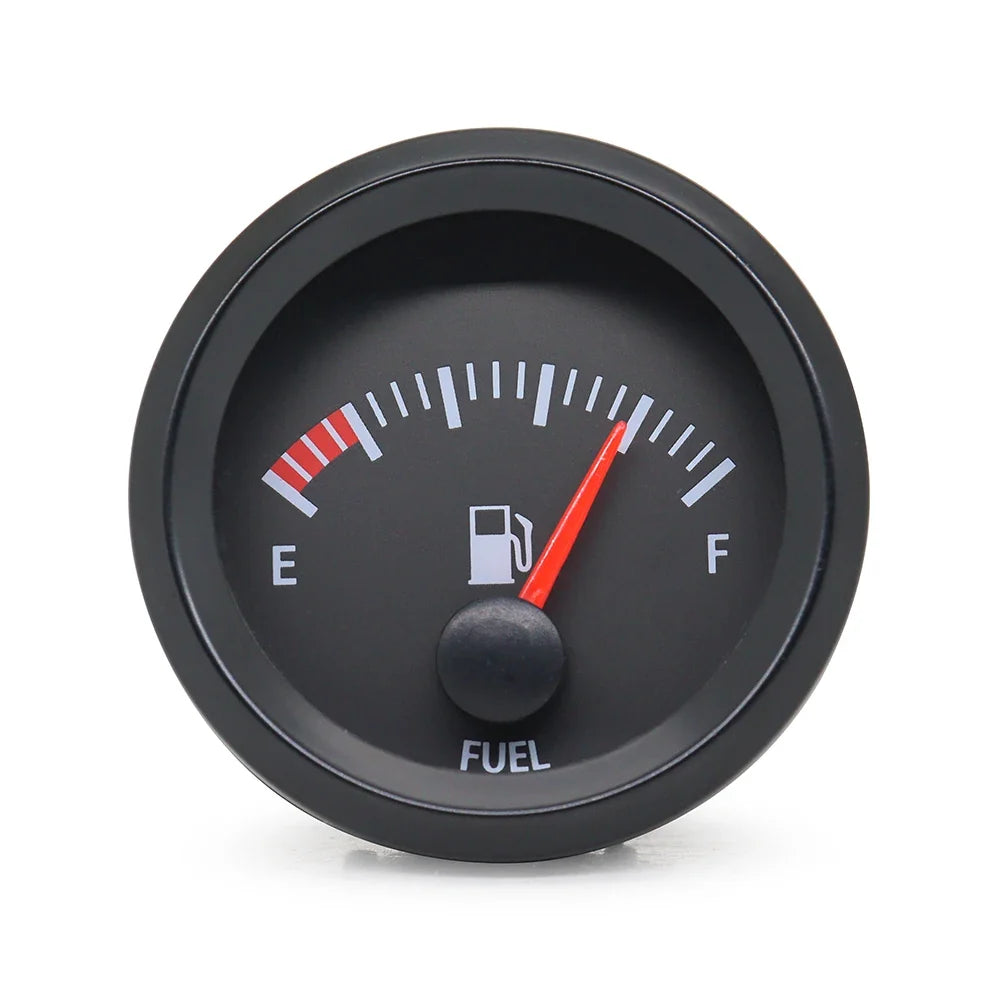 52MM Gauge 12V Water Temp Oil Temp Gauge Oil Press Fuel Volts Gauge Air Fuel Ratio Boost Exhaust Temp Meter Black Face Gauge