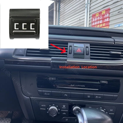 Magnetic Car Phone Holder for Audi A6 C7 Sedan 2012-2018 Wireless Charging