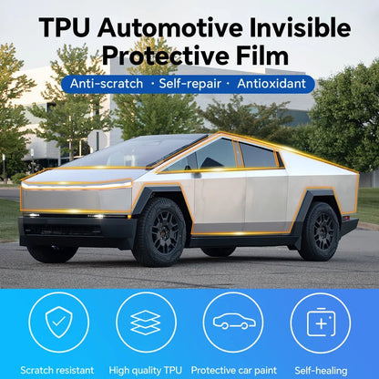 Precut PPF Clear Bra for Tesla Cybertruck (2024–2026) | 9-Mil TPU Paint Protection Film