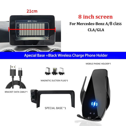 Mercedes-Benz Phone Holder for A B Class W242 W246 GLA CLA 2013-2019 Wireless Charger