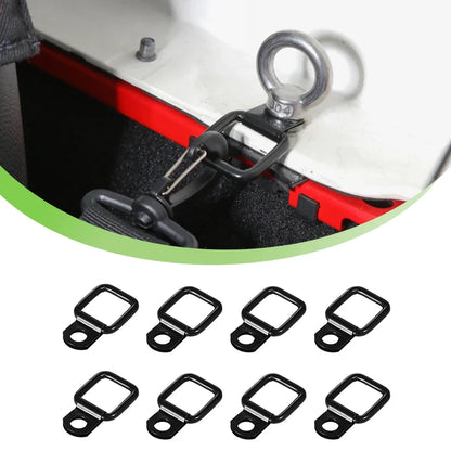 Trunk Cargo Tie-Down D-Ring Quick Release Fastener Clip for Jeep Wrangler JL/JK/TJ | Surface Mount