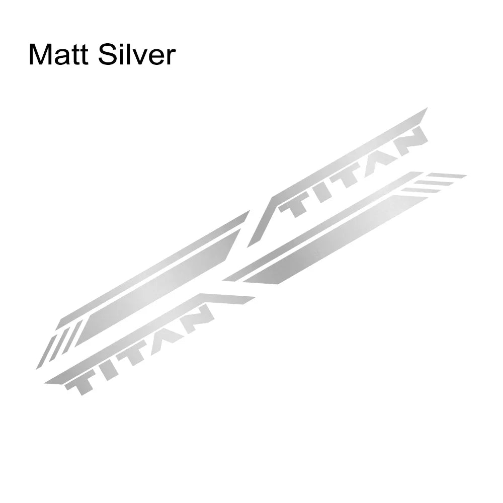 Trunk Side Stripe Decal for Nissan Titan Pro-4X | Pickup Truck Vinyl Graphic