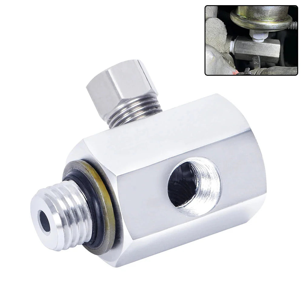 BMW 3 Series E30 / E36 3-Port Oil Pressure & Temperature Gauge Adapter T-Piece (M12 x 1.5 to 1/8" NPT)