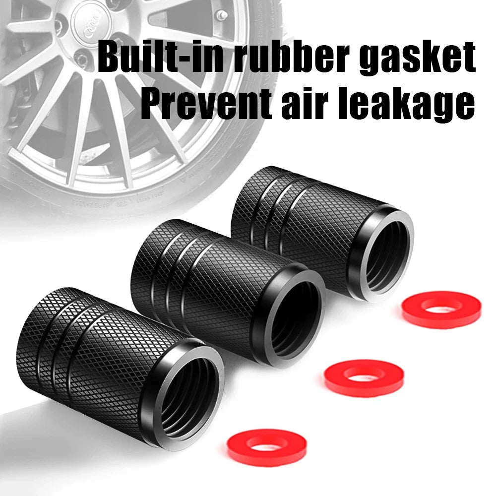 American Flag Tire Valve Caps | Aluminum Dustproof Stem Caps for Cars Trucks Motorcycles