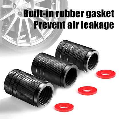 American Flag Tire Valve Caps | Aluminum Dustproof Stem Caps for Cars Trucks Motorcycles