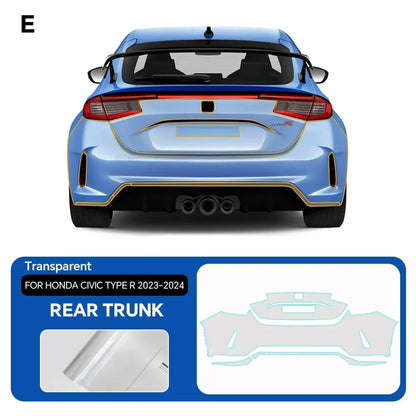 Precut PPF for Honda Civic Type R (2023–2024) | TPU Paint Protection Film Clear Bra