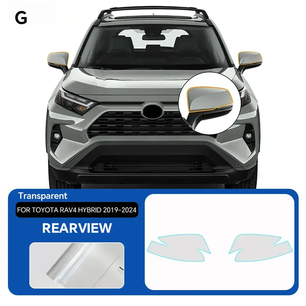 Precut PPF for Toyota RAV4 Hybrid XA50 (2019–2025) | TPU Headlight, Door & Mirror Protection