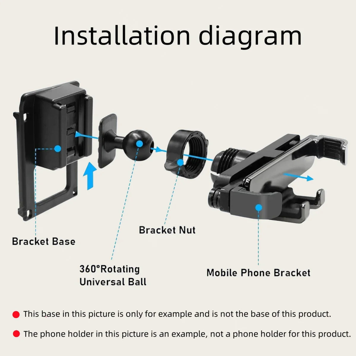 Magnetic Car Phone Holder for Audi A6 C7 Sedan 2012-2018 Wireless Charging