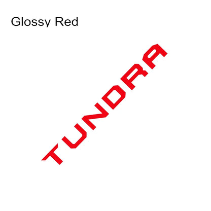 Tailgate Insert & Indent Letter Decal for Toyota Tundra (2014–2019) | Vinyl Pickup Sticker