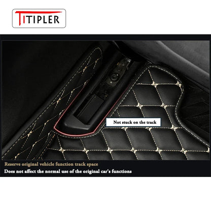 TITIPLER Custom Car Floor Mats For BMW 7er E65 F01 F02 F03 F04 G11 G12 Auto Carpets Foot Coche Accessorie