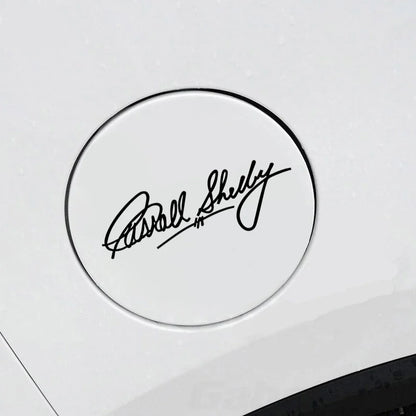Carroll Shelby Interior & Window Vinyl Decal for Ford Mustang | 2-Piece Sticker