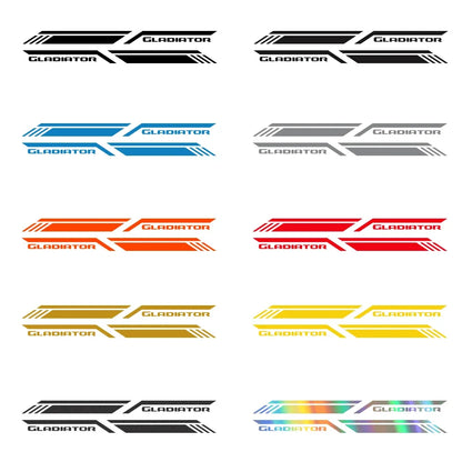 Trunk Side Stripe Decal for Jeep Gladiator JT | Pickup Truck Vinyl Graphic