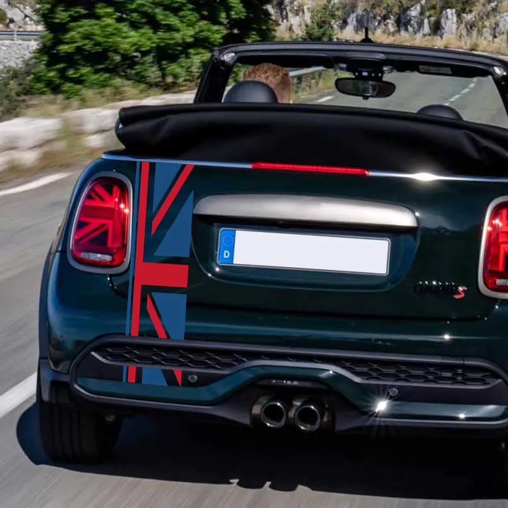 Union Jack Rear Trunk Decal for Mini Cooper One / JCW / S / Clubman / Countryman (F60, R60, R55) | Vinyl Styling Sticker