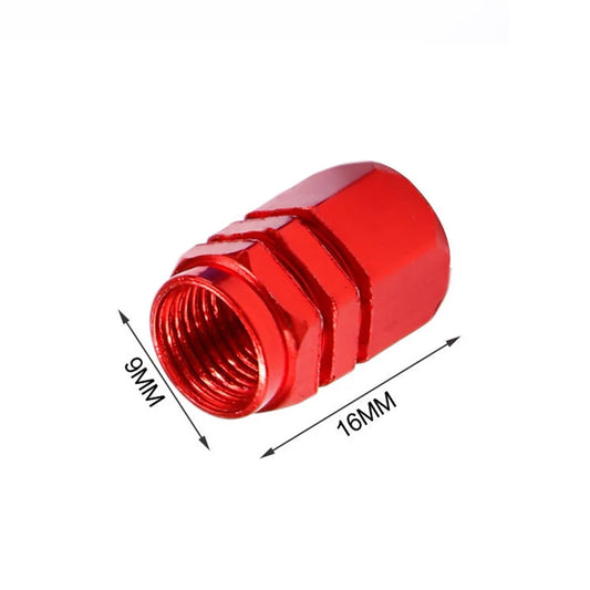GEN PERFORMANCE - 4 PIECE Aluminum Wheel Valve Stem Caps – for All Cars & Motorcycles
