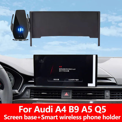 Phone Holder for Audi A4 B9 A5 Q5 with Wireless Charging