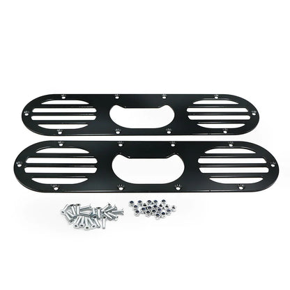GEN PERFORMANCE - 2PC Black Rear Bumper Diffuser Panels – Universal Fit