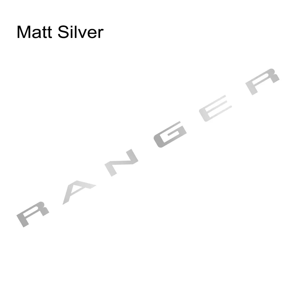 Tailgate Insert & Indent Letter Decal for Ford Ranger (2019–2021) | Vinyl Truck Sticker