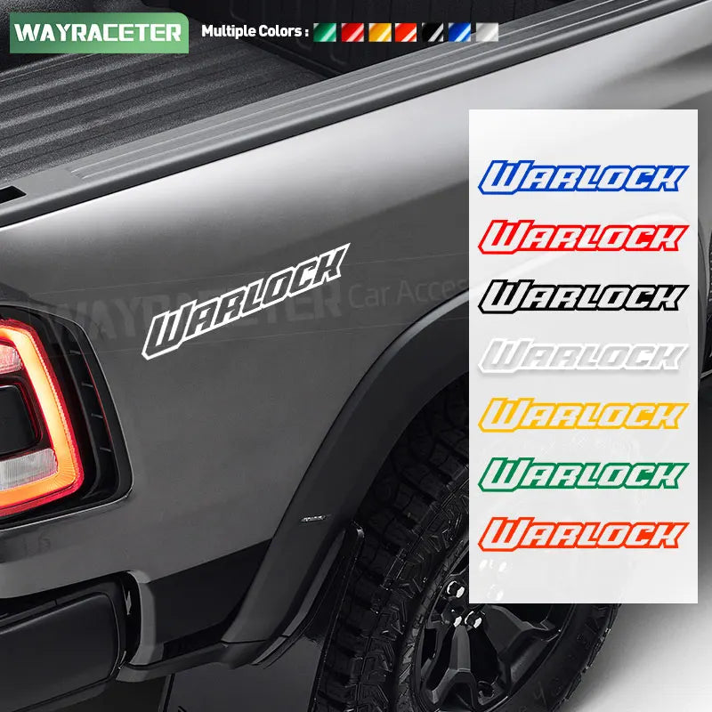 Rear Trunk & Door Side Body Graphic Decal for Dodge RAM 1500 / SRT / Warlock | Vinyl Sticker