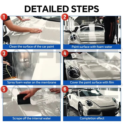 Precut Clear PPF for Tesla Cybertruck (2024–2026) | TPU Anti-Scratch Paint Protection Film