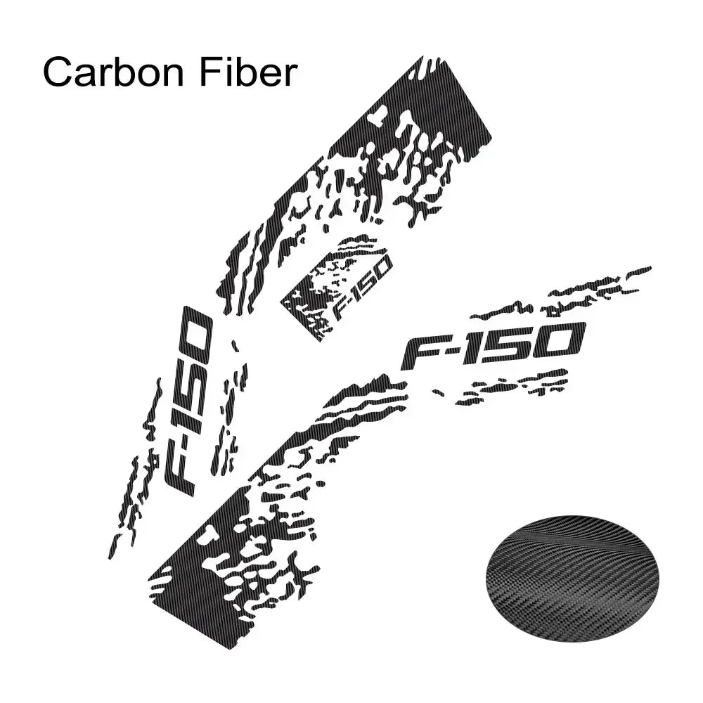 Ford F-150 Raptor Body Side Graphic Kit – Splash Grunge Vinyl Decal Set (3 Pcs) | 12 Finishes