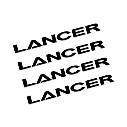 Wheel Rim Vinyl Decal for Mitsubishi Lancer / Outlander / Ralliart / ASX | DIY Rim Sticker Film
