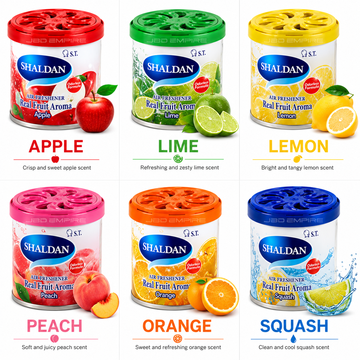 6 Variety Pack My Shaldan Air Freshener