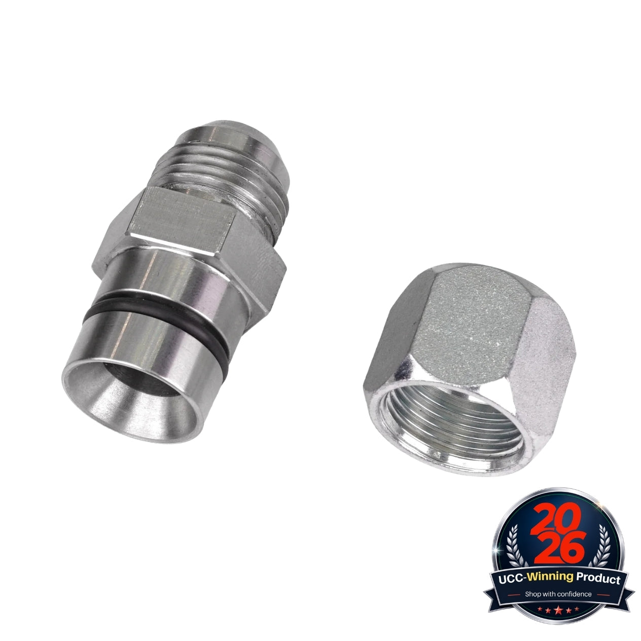 Power Driven Aluminium 10 AN Block Oil Drain Fitting 89-18 Dodge Cummins