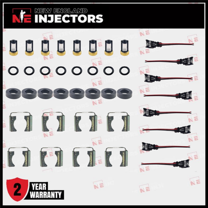 Siemens 53030778 Injector Rebuild Kit Connectors Clips Dodge Jeep 2.5L 3.9L 4.0L