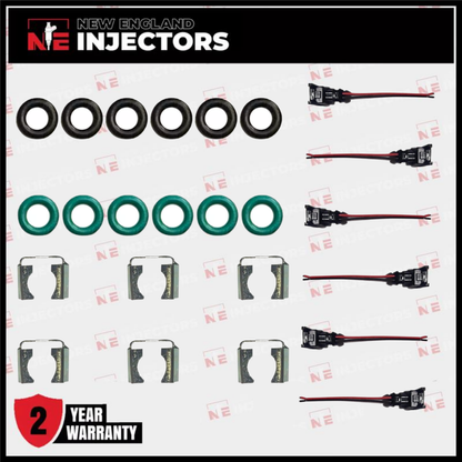 Siemens 7531634 Injector Rebuild Kit Connectors Clips BMW 4.8L 4.4L 2.0L 3.2L 3.0L