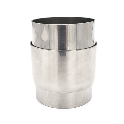 2.500" OD Double Slip Joint Adapter - Polished OD - 304 Stainless