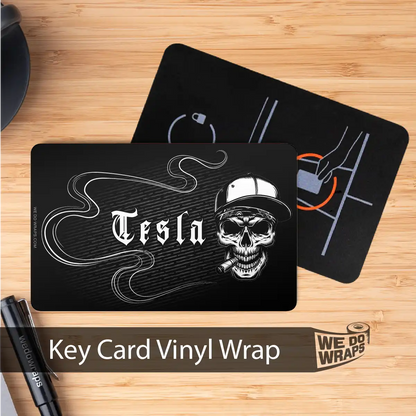 Smoking Skull Art | NFC Key Card Wrap
