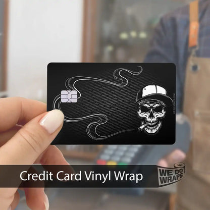 Smoking Skull Art | NFC Key Card Wrap