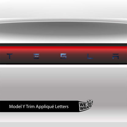 SpaceX Tesla Emblem Decals (Front + Back) | Model Y