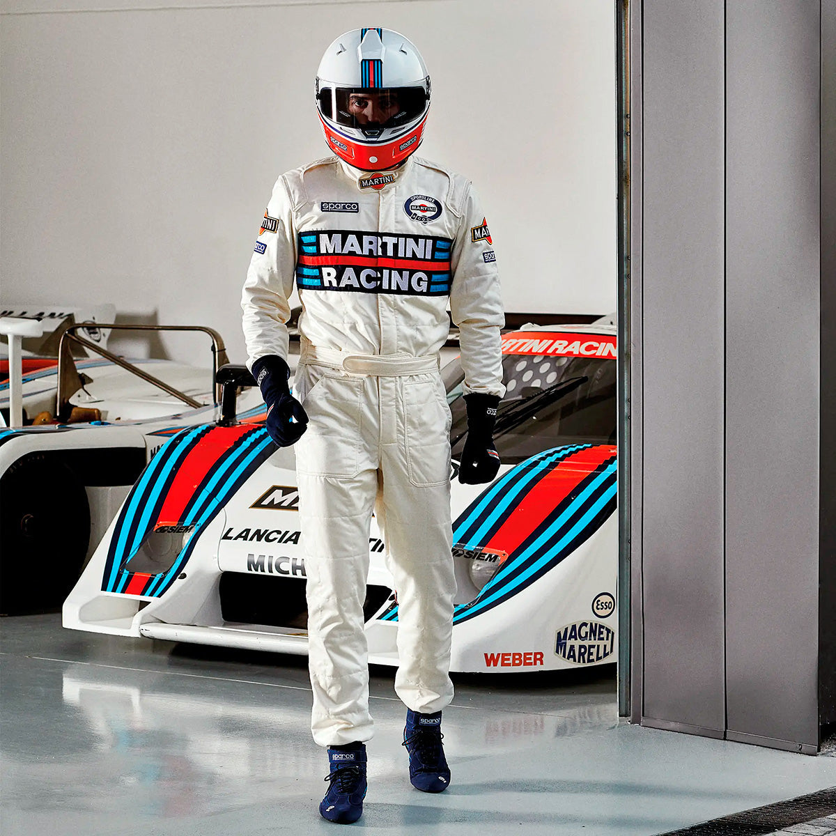 Sparco Martini Racing Driver Suit (White)