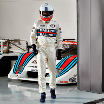 Sparco Martini Racing Driver Suit (White)